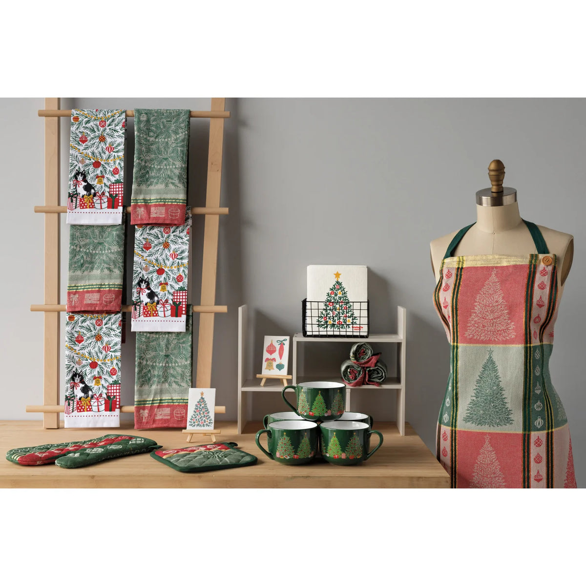 Festive Fir Swedish Dishcloth – International Imports The Chefs Shop