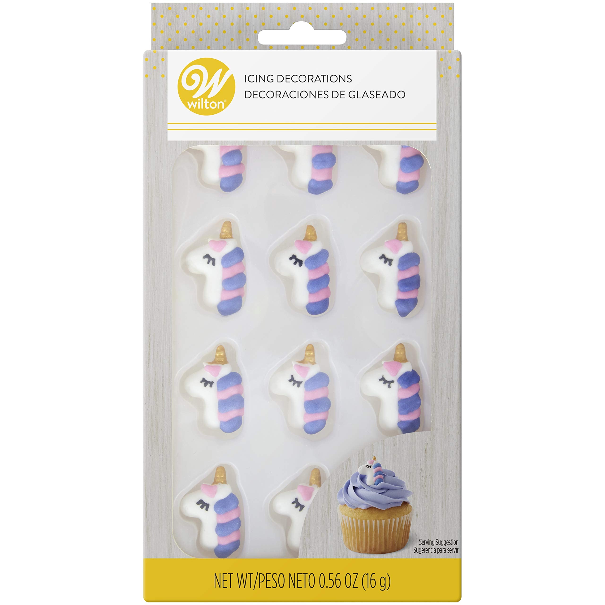 Wilton Unicorn Icing Decorations - Main Image