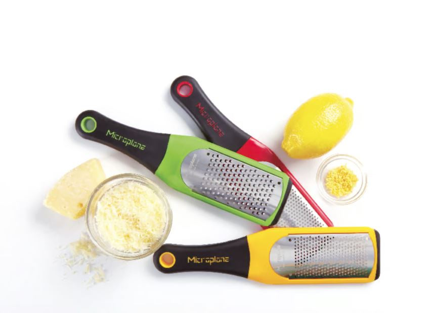 Lemon Zester Microplane Green Artisan Series Grater Set - Ribbon ...