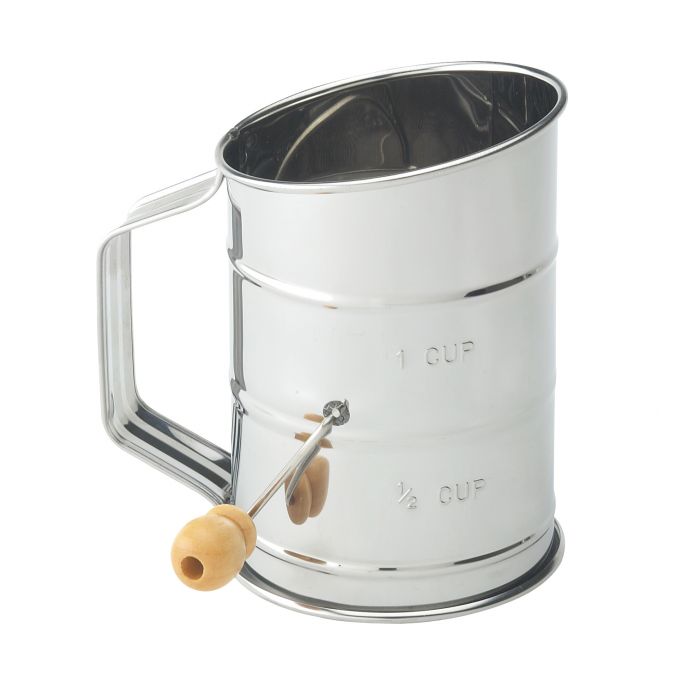 Crank Flour Sifter // 5 Cup